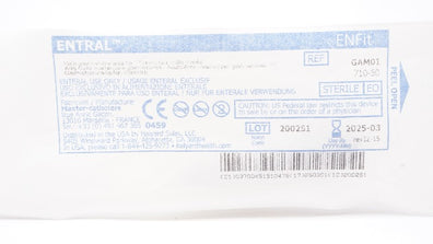 Halyard GAM01 710-50 Entral Enfit Male Gastrosyomy Adaptor